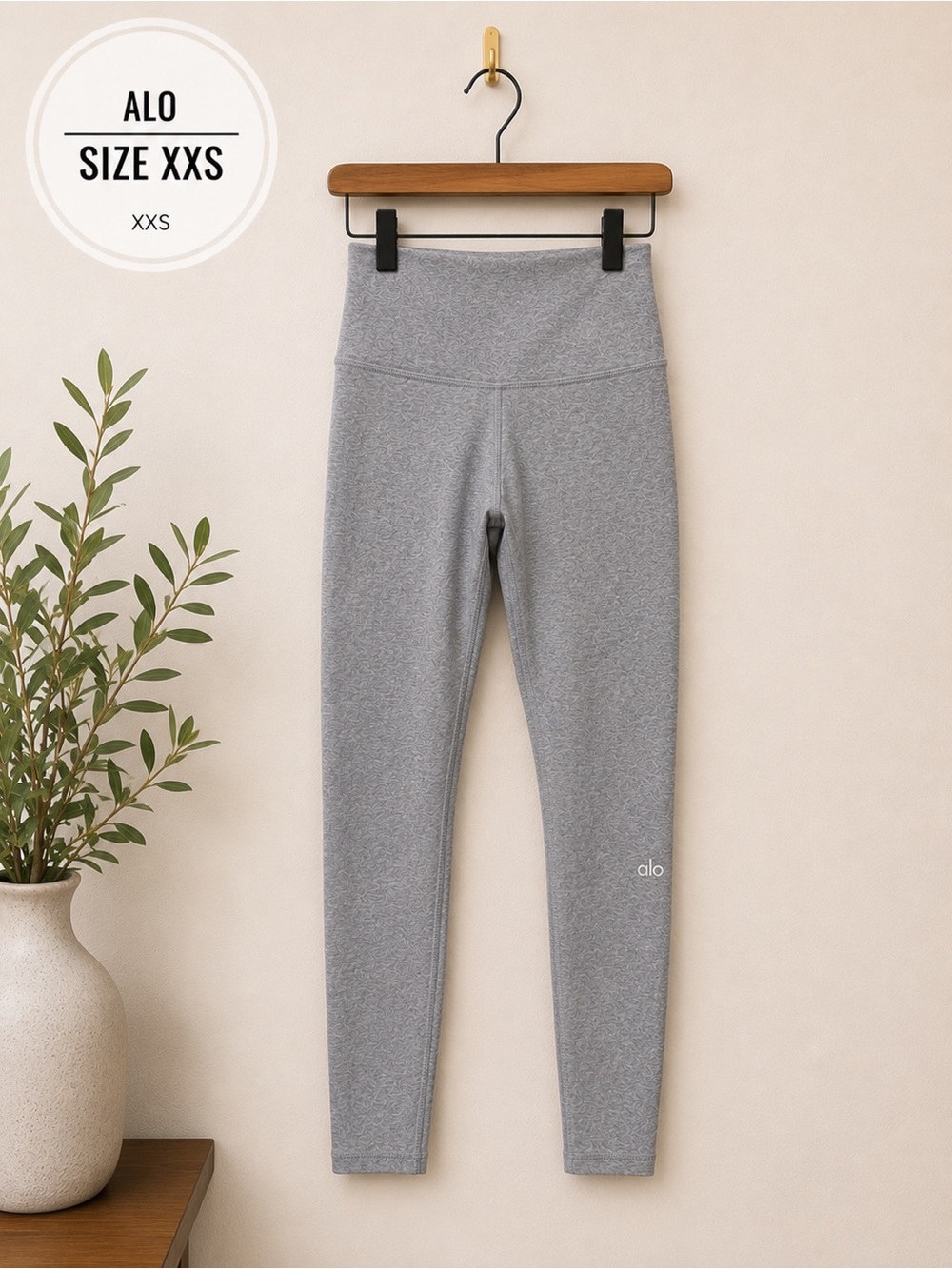 ALO Yoga Heather Grey High-Waist Leggings